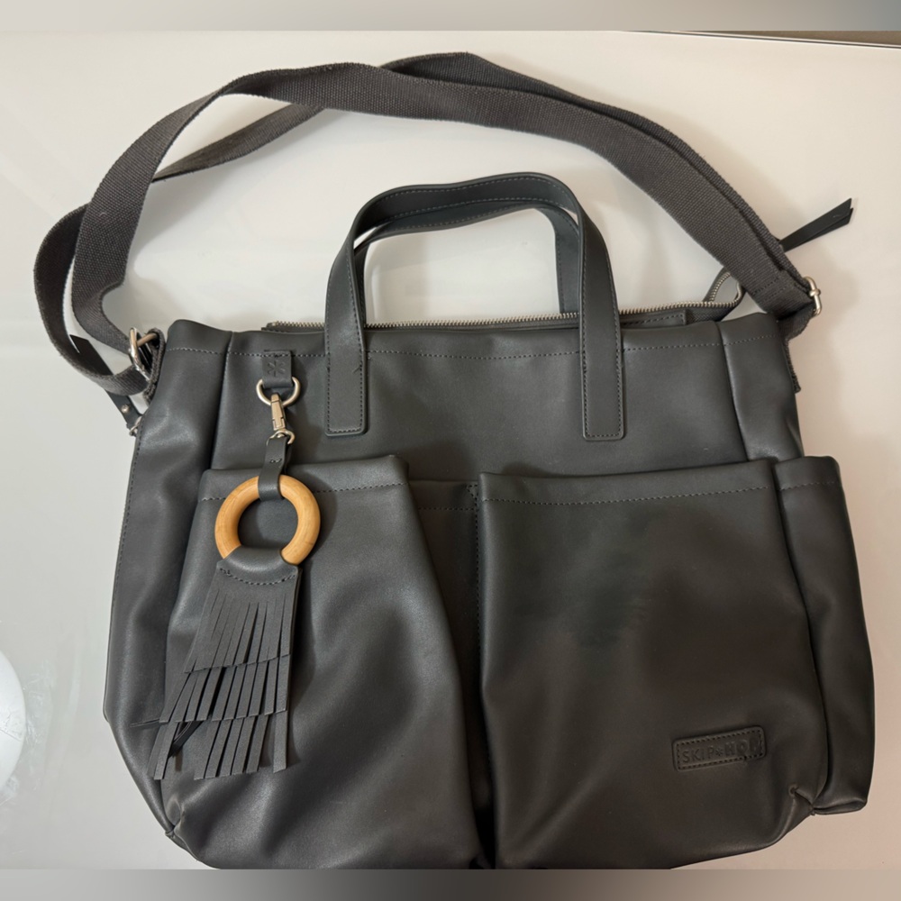 Skip Hop Gray Baby Diaper Bag